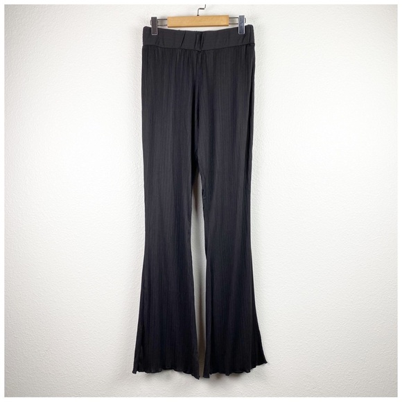 NWT Frankies‎ Bikinis Black Joey Plisse Pant Size Small - Picture 4 of 10